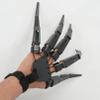JEATHA Halloween Articulated Fingers Flexible Finger Extensions Ghost Single Hand Knuckle Paw Model for Cosplay Party Props Black Left Hand One Size view 2