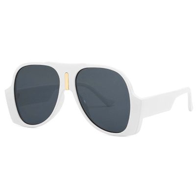 AMFG Large Frame Men and Women Sunglasses Street Shooting Outdoor Sunshade Decoration Driving Glasses (Color : C, Size : Medium)