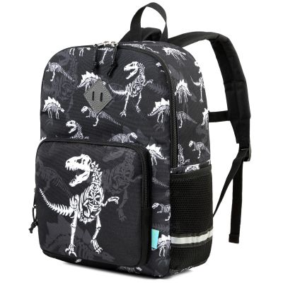 Kids School Backpack,VONXURY Cute Lightweight Preschool Backpack for Toddler Boys with Chest BuckleBlack Dinosaur)