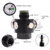 ZCTCL New Paintball Inner Thread,CO2 Cylinder Tank,On/Off Valve with 1500Psi Gauge,G1/2-14 (Black) view 2