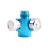 ZCTCL New Paintball Inner Thread,CO2 Cylinder Tank,On/Off Valve with 1500Psi Gauge,G1/2-14 (Blue) view 3