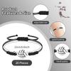 20 Pcs Volleyball Bracelet Sports Charm Bracelet Adjustable Volleyball Charm Bracelet Volleyball Jewelry Braided Rope Bracelet with Charm, Volleyball Gifts for Girl Boy Women Men Teens Team Player Friendship(Black) view 2
