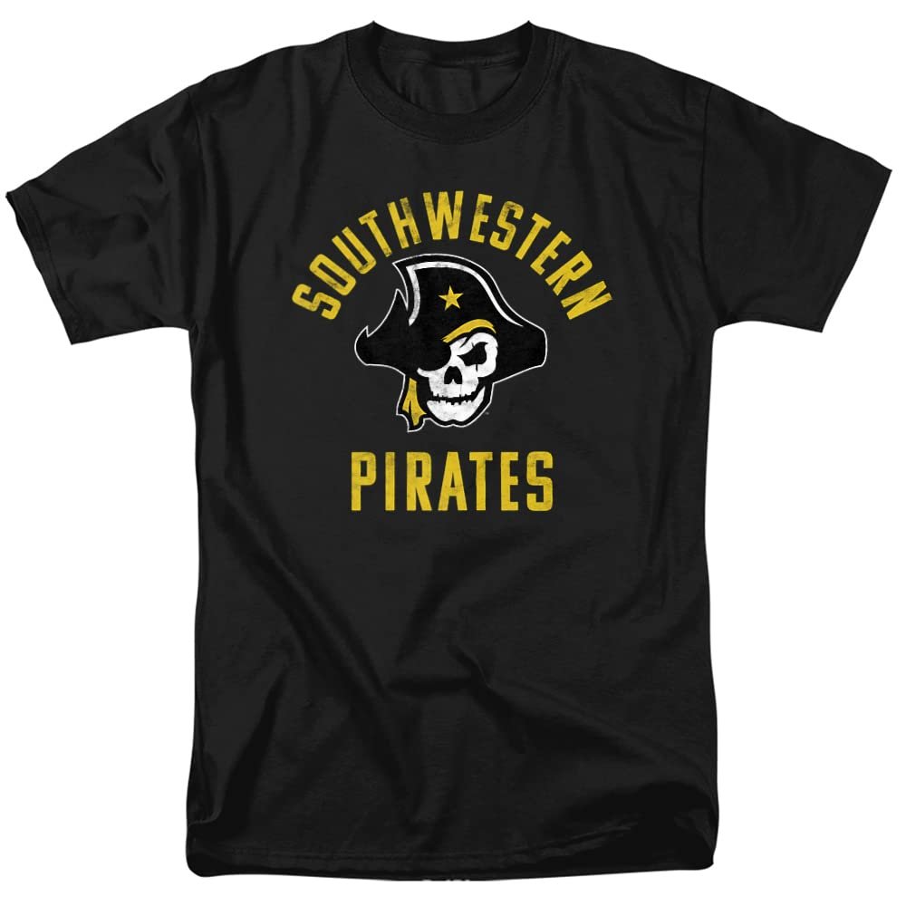 Southwestern University Official Pirates Logo Unisex Adult T Shirt,Pirates Logo, 5X-Large