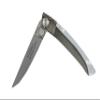 ROGER ORFEVRE Le Thiers Made In France Stainless Steel Folding Pocket Knife With K-Lock, 3-in (7.6cm), Corian Handle (White) view 2