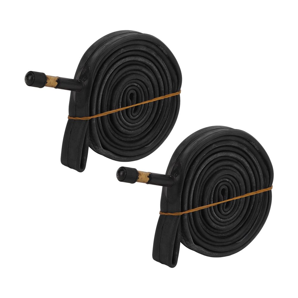 2Pcs Inner Tube 700x23C Rubber Tire Tube with 48mm America Valve Repalcement for Road Cycling Accessory