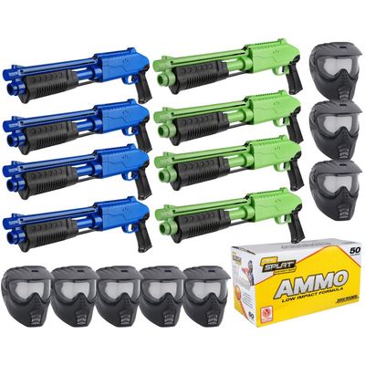 Action Village JT Splatmaster .50 Cal Z200 Shotgun Neighborhood Kit (Blue/Green)
