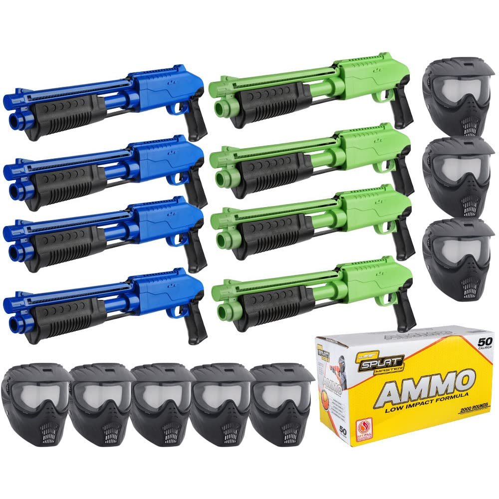 Action Village JT Splatmaster .50 Cal Z200 Shotgun Neighborhood Kit (Blue/Green)