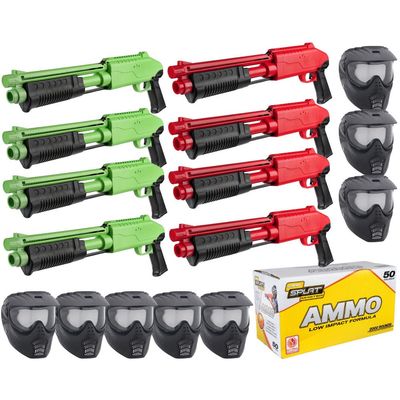Action Village JT Splatmaster .50 Cal Z200 Shotgun Neighborhood Kit (Green/Red)
