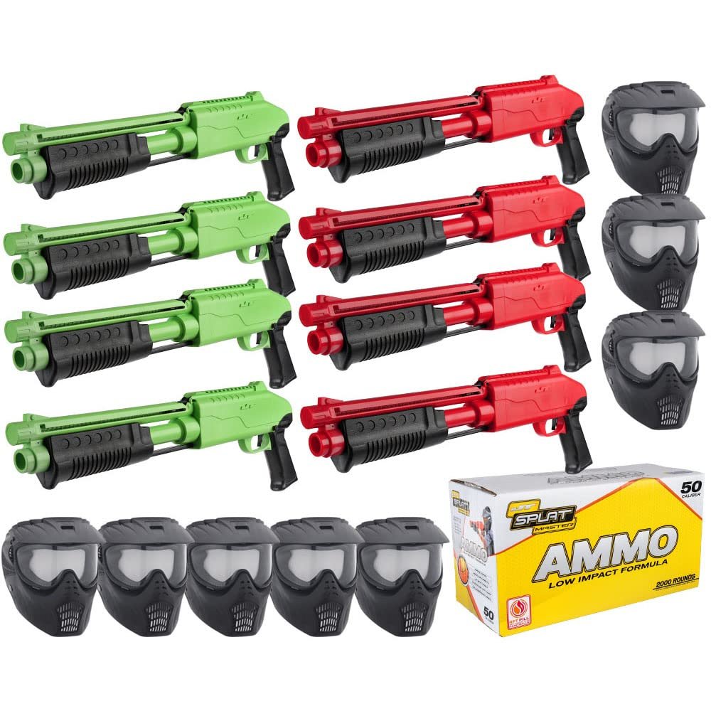 Action Village JT Splatmaster .50 Cal Z200 Shotgun Neighborhood Kit (Green/Red)