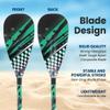 SereneLife Adjustable SUP Paddle - Adjustable 3-Piece Mix Carbonfiber Paddle, Lightweight & Comfortable to Use, Includes Carrying Bag w/ Zip and Handle, Comfortable Grip & Powerful Stroke view 3