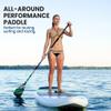 SereneLife Adjustable SUP Paddle - Adjustable 3-Piece Mix Carbonfiber Paddle, Lightweight & Comfortable to Use, Includes Carrying Bag w/ Zip and Handle, Comfortable Grip & Powerful Stroke view 4