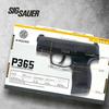 Sg Sauer P365 .177 Cal CO2 BB Blowback Air Pistol with Wearable4U 100x BBS and Hard Case Bundle view 2