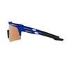 100% Speedcraft XS Sport Performance Cycling Sunglasses (Gloss Cobalt Blue - HiPER Copper Mirror Lens) view 3