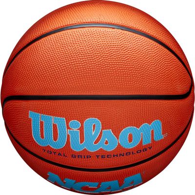 WILSON NCAA Elevate VTX Basketball - Size 7-29.5", Orange/Blue