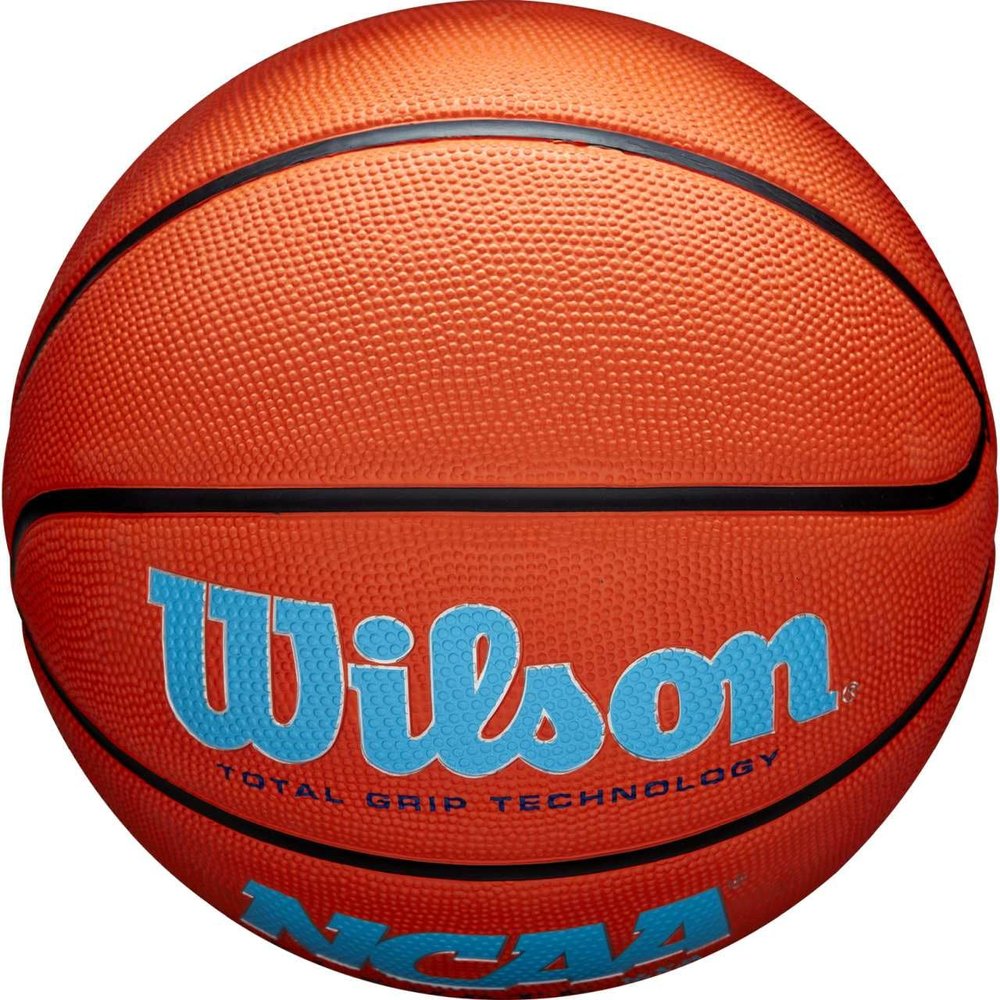 WILSON NCAA Elevate VTX Basketball - Size 7-29.5", Orange/Blue