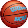 WILSON NCAA Elevate VTX Basketball - Size 7-29.5", Orange/Blue view 2
