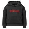 Daxton Youth Unisex Pullover Cities States Hoodie Mid-Weight Fleece Sweater - Georgia Black Red, XS view 1