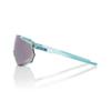 100% Racetrap 3.0 Sport Performance Sunglasses - Sport and Cycling Eyewear (Polished Translucent Mint - HiPER Silver Mirror Lens) view 2