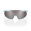 100% Racetrap 3.0 Sport Performance Sunglasses - Sport and Cycling Eyewear (Polished Translucent Mint - HiPER Silver Mirror Lens) view 3
