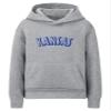 Daxton Youth Unisex Pullover Cities States Hoodie Mid-Weight Fleece Sweater - Kansas Heather Gray Royal, XS view 1
