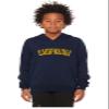 Daxton Youth Unisex Pullover Cities States Hoodie Mid-Weight Fleece Sweater - California Navy Gold, XS view 2