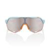 100% S2 Sport Performance Cycling Sunglasses (Soft Tact Two Tone - HiPER Silver Mirror Lens) view 2