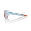 100% S2 Sport Performance Cycling Sunglasses (Soft Tact Two Tone - HiPER Silver Mirror Lens) view 3