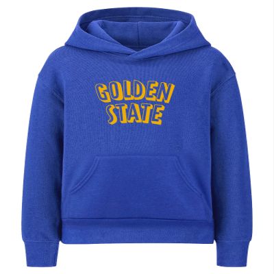 Daxton Youth Unisex Pullover Cities States Hoodie Mid-Weight Fleece Sweater - Golden State Royal Gold, XL