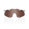 100% HYPERCRAFT XS - Matte Stone Grey - HiPER Crimson Silver Mirror Lens view 2