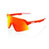 100% S3 Sport Performance Cycling Sunglasses (Soft Tact Neon Orange - HiPER Red Multilayer Mirror Lens) view 1