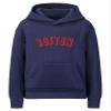 Daxton Youth Unisex Pullover Cities States Hoodie Mid-Weight Fleece Sweater - Boston Navy Red, M view 1