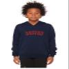 Daxton Youth Unisex Pullover Cities States Hoodie Mid-Weight Fleece Sweater - Boston Navy Red, M view 2