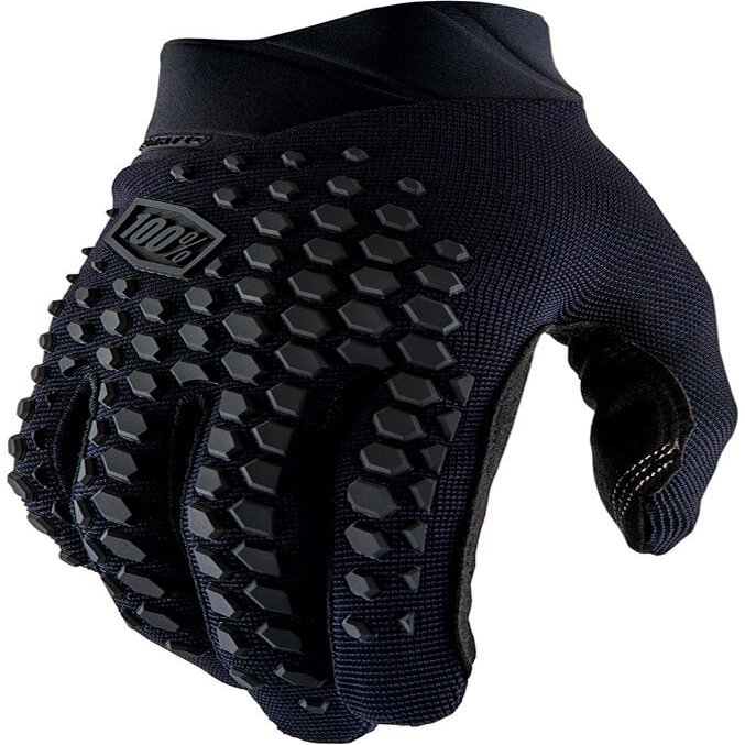 100% Geomatic Gloves Black/Charcoal - M