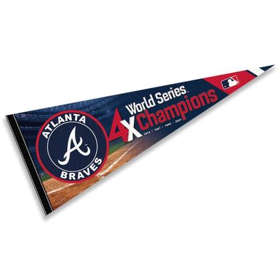 Atlanta 4 Time Champions Pennant Flag