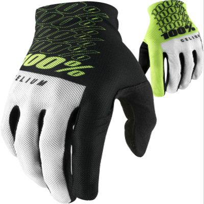 100% CELIUM Lightweight Mountain Biking Gloves - MTB & Off Road Riding w/Comfort Grip