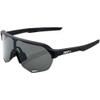 100% S2 Sport Performance Cycling Sunglasses (Soft Tact Black - Smoke Lens) view 1