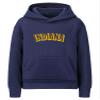 Daxton Youth Unisex Pullover Cities States Hoodie Mid-Weight Fleece Sweater - Indiana Navy Gold, XS view 1