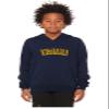Daxton Youth Unisex Pullover Cities States Hoodie Mid-Weight Fleece Sweater - Indiana Navy Gold, XS view 2
