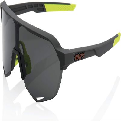 100% S2 Sport Performance Cycling Sunglasses (Soft Tact Cool Grey - Smoke Lens)