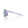 100% HYPERCRAFT Sport Performance Frameless Sunglasses (Polished Lavender - HiPER Lavender Mirror Lens) view 3