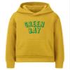 Daxton Youth Unisex Pullover Cities States Hoodie Mid-Weight Fleece Sweater - Green Bay Gold Green, M view 1