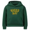 Daxton Youth Unisex Pullover Cities States Hoodie Mid-Weight Fleece Sweater - Green Bay Hunter Gold, S view 1