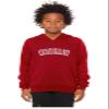 Daxton Youth Unisex Pullover Cities States Hoodie Mid-Weight Fleece Sweater - Cincinnati Red White, L view 2