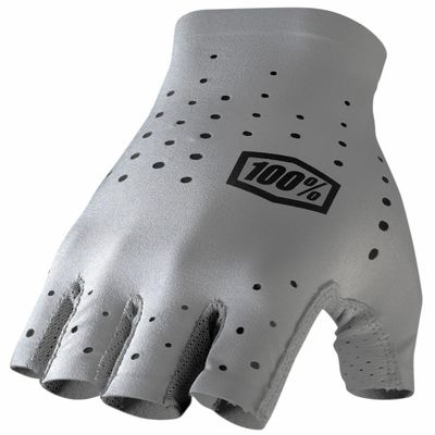 100% Sling Short Finger Mountain Biking Gloves - Lightweight Fingerless MTB Off Road Cycling Gloves