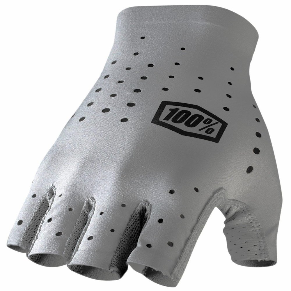 100% Sling Short Finger Mountain Biking Gloves - Lightweight Fingerless MTB Off Road Cycling Gloves