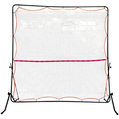 Tourna Rally Pro Adjustable Tilt Rebound Net (7x7 ft) for Tennis and Pickleball, Black