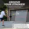 Tourna Rally Pro Adjustable Tilt Rebound Net (7x7 ft) for Tennis and Pickleball, Black view 2