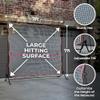 Tourna Rally Pro Adjustable Tilt Rebound Net (7x7 ft) for Tennis and Pickleball, Black view 3