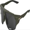 100% Norvik Winter Sport Performance Sunglasses (Soft Tact Army Green - Smoke Lens) view 1