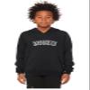 Daxton Youth Unisex Pullover Cities States Hoodie Mid-Weight Fleece Sweater - Brooklyn Black White, XS view 2